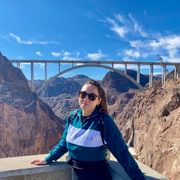 Jade is enjoying a bit of sun in the US