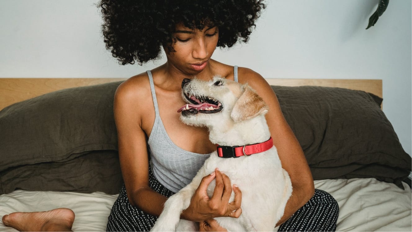 Woman and dog 2